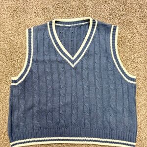 SHEIN Cable Knit Sweater Vest